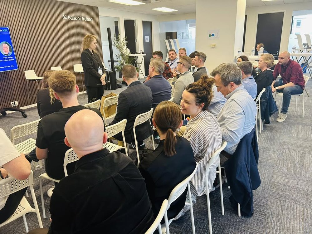 attendees at a panel discussion