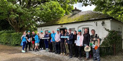 Walking Group at Coolnahay Lock, Westmeath