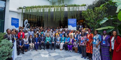 Group photo of attendees at the Regional Review and Learning Meeting of UN-Ireland's Partnership on Child Wasting