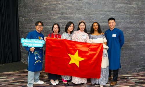 Group photo of Ireland Fellows 2024 from Vietnam