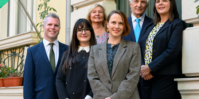 Group photo of the Embassy team in Bulgaria