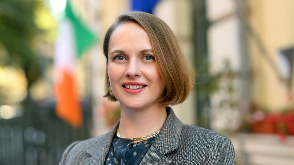 One woman, Ambassador of Ireland to Bulgaria, Catherine Bannon