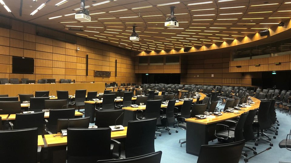 Conference room at the UN