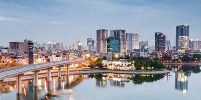 Hanoi city skyline