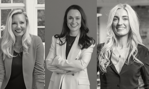 3 business women smiling