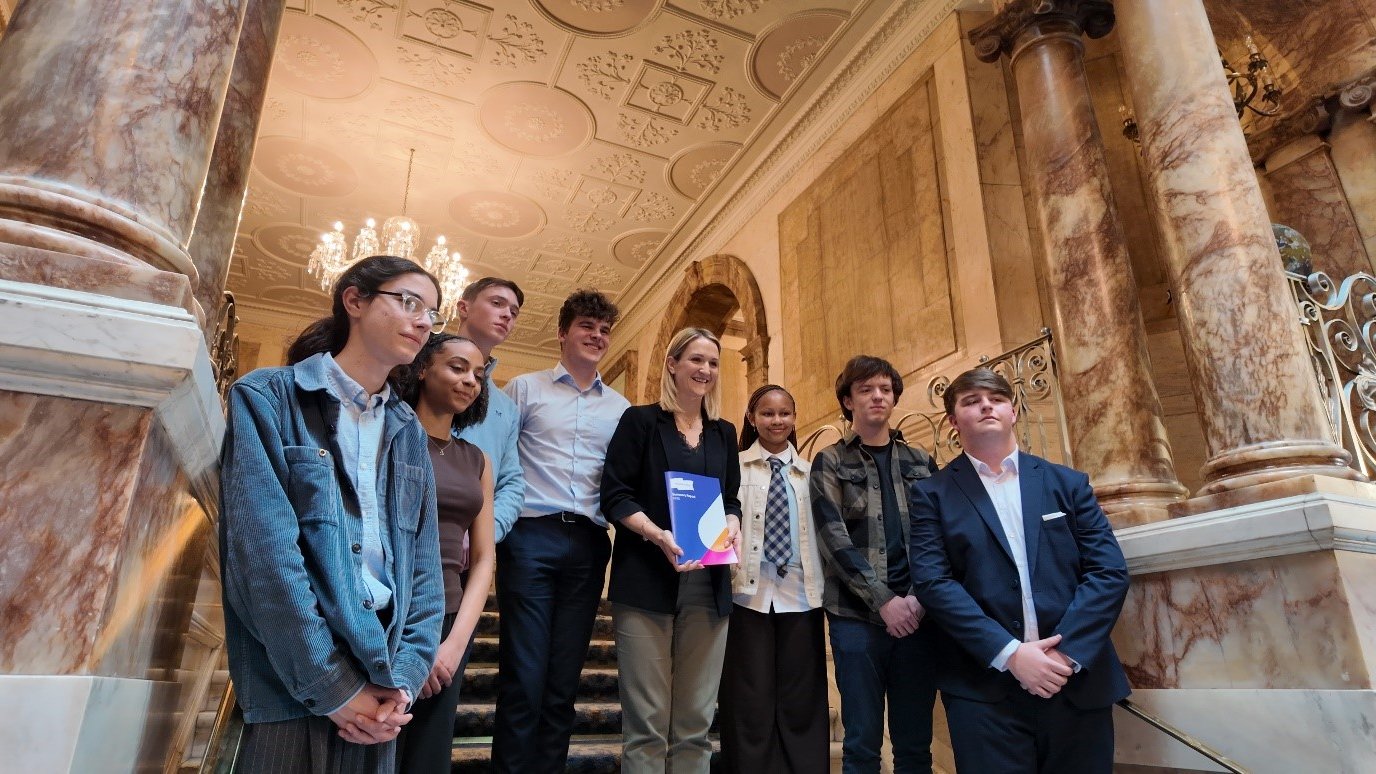 Youth advisory group with minister McEntee