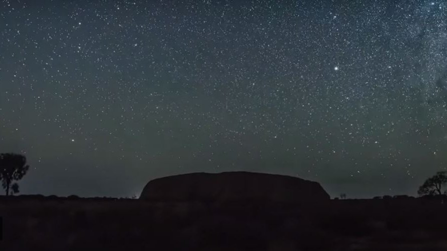 Uluru at night