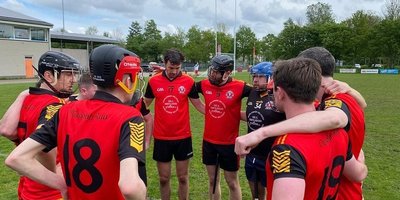 Belgium GAA team huddle