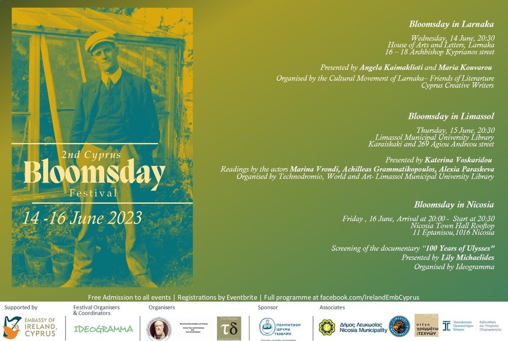 Bloomsday 2023 Events in Cyprus | Ireland.ie