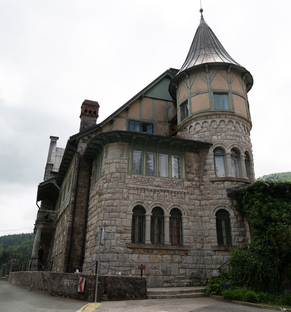 a restored castle in Croatia