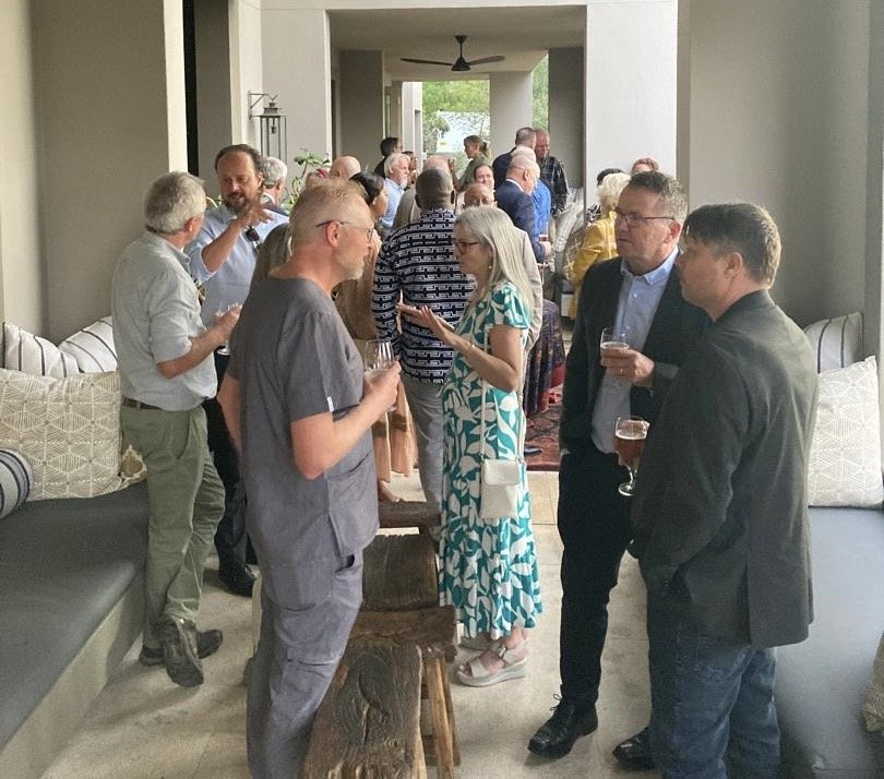 Members of the Irish community, Sean MacBride Fellowship alumni, the diplomatic community and partners enjoy a reception celebrating the new Ambassador's Presentation of Credentials