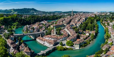 Skyline view of Geneva