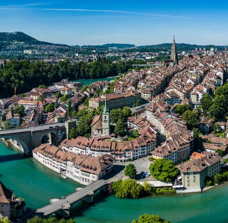 View of skyline of Berne.