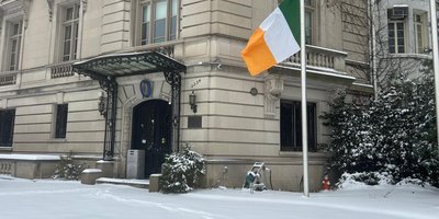 Embassy of Ireland, USA Massachusetts Avenue Snow