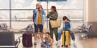 Family at Airport