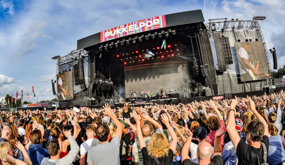 Photo of attendees at Pukkelpop
