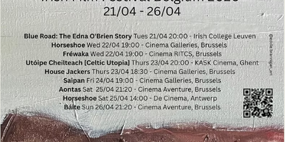 Flyer of schedule for the 2026 Scéal Eile festival.