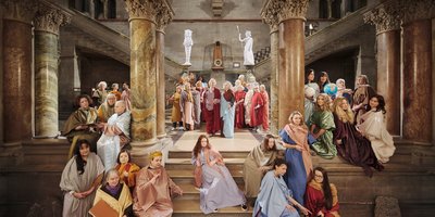 All female reboot of Raphael's "School of Athens" fresco