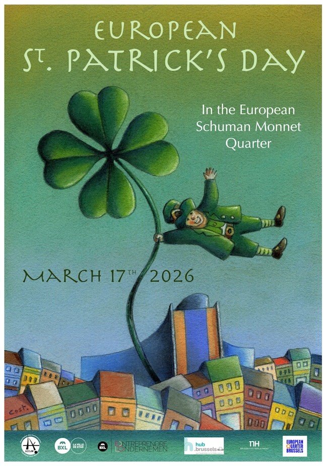 Poster for celebrating SPD in the EU Schuman quarter on 17 March